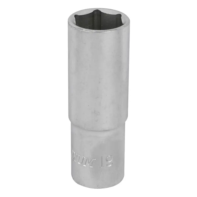 Billig LÅNG HYLSA 6-KANT 76MM 1/2" 19MM