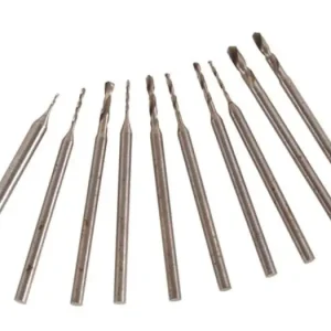 Hårdmetallborr för PCB 10 st 0.6-2.3mm Premium