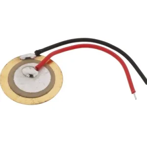 Piezoelement &oslash;12mm med sladd Begränsad tid