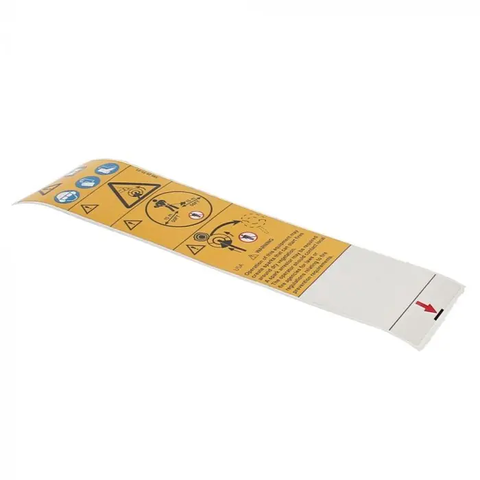 Varningsdekal 5892951-01 Rabatt