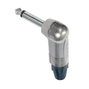 Beställ nu 6.3mm hane 2-pol mono vinklad metall