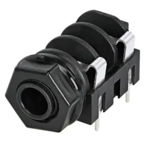 Rabatt 6.3mm hona 2-pol mono PCB chassie