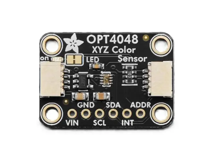 Färgtemperatur + Lux-sensor OPT4048 - Qwiic Billigare