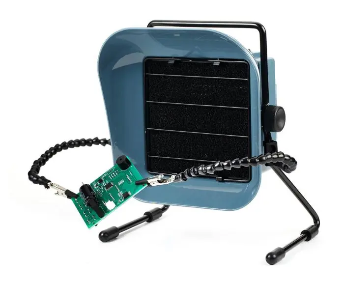 Lödröksutsug 23W 1.5m3/min med krokodilarmar Begränsat erbjudande