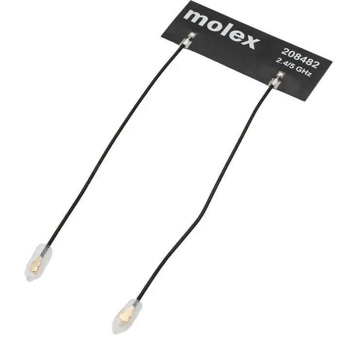 FPC WiFi-antenn Tri-band MIMO - 2.4/5/6GHz 5dBi 2x UFL 0.1m kabel Säker betalning