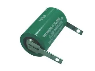 Nedsatt pris CR1/2AA batteri litium 3V lödfanor