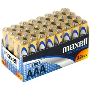AAA alkaliska batterier 32-pack Erbjudandepris