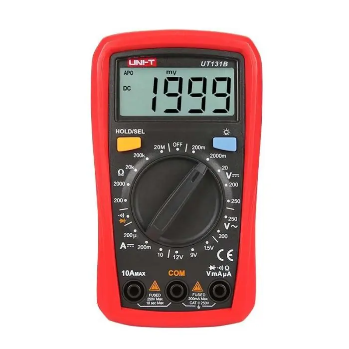 Multimeter 3 1/2 siffra manuell Uni-T UT131B Outlet