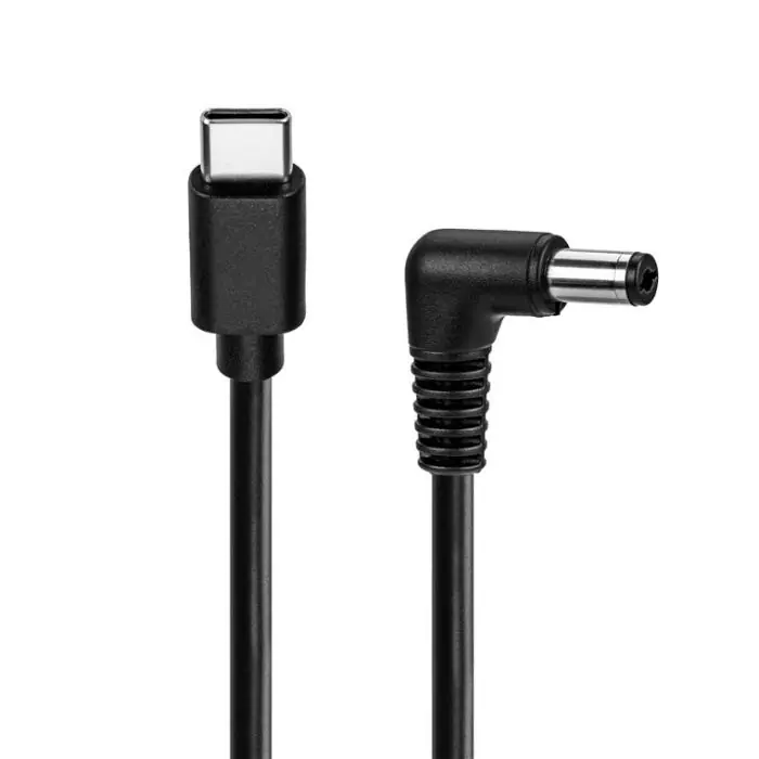 Adapterkabel USB-C till 5.5x2.1mm DC-plugg - 5V 3A Rabatt