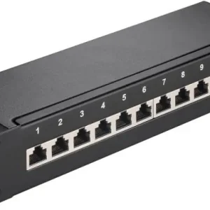 Rabatter Patchpanel 10" 12-port Cat6 UTP/STP