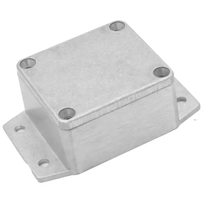 Aluminiumlåda gjuten med fläns IP67 G104MF 64x58x35mm Endast idag