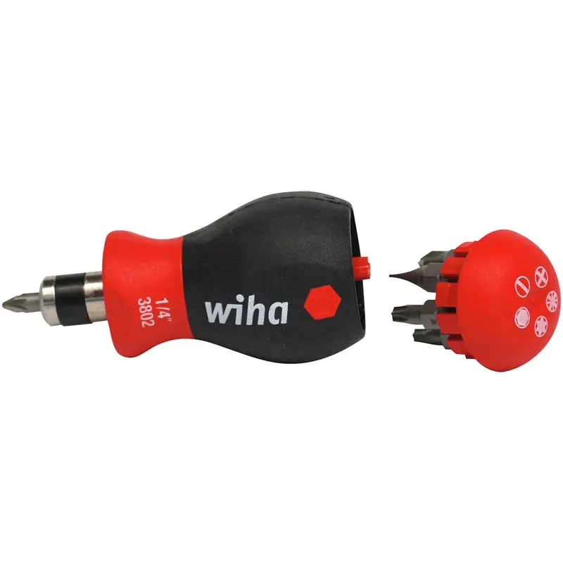 Begränsat antal SKRUVMEJSEL MED BITSMAGASIN STUBBY 7 DUBBELBITS