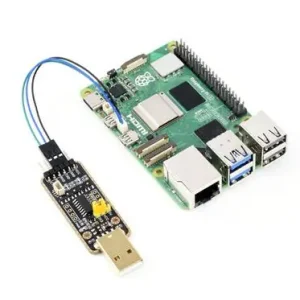 Kampanjpris USB-A till UART (TTL) modul 3.3/5V 6-pin + Raspberry Pi 5