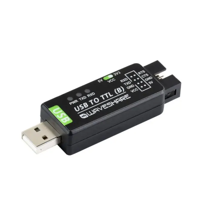 USB-A till UART adapter (TTL) 3.3/5V 8-pin med flödeskontroll 6Mbps Lägg i varukorgen