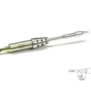 I lager Lödspets till TS1C/TS80P rund fasad 2mm