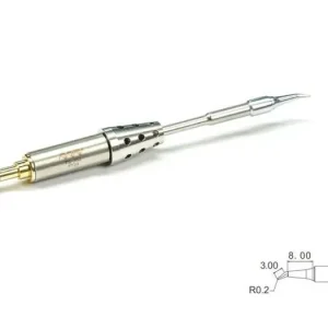 Köp online Lödspets till TS1C/TS80P konisk böjd 0.2mm