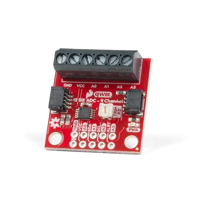 Fri frakt ADC AD-omvandlare 4-kanal 12-bit med skruvplint - Qwiic