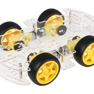 Robot Car Kit 4WD, robotplattform med 4 hjul och motorer Nyhet