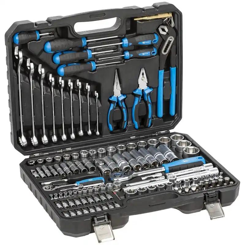 Snabb frakt VERKTYGSSATS 1/4" OCH 1/2" 127 DELAR