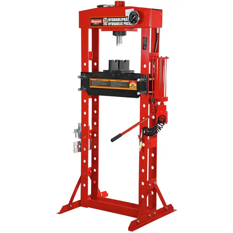 Säker betalning HYDRAULISK PRESS 30TON MED ADAPTER LUFT