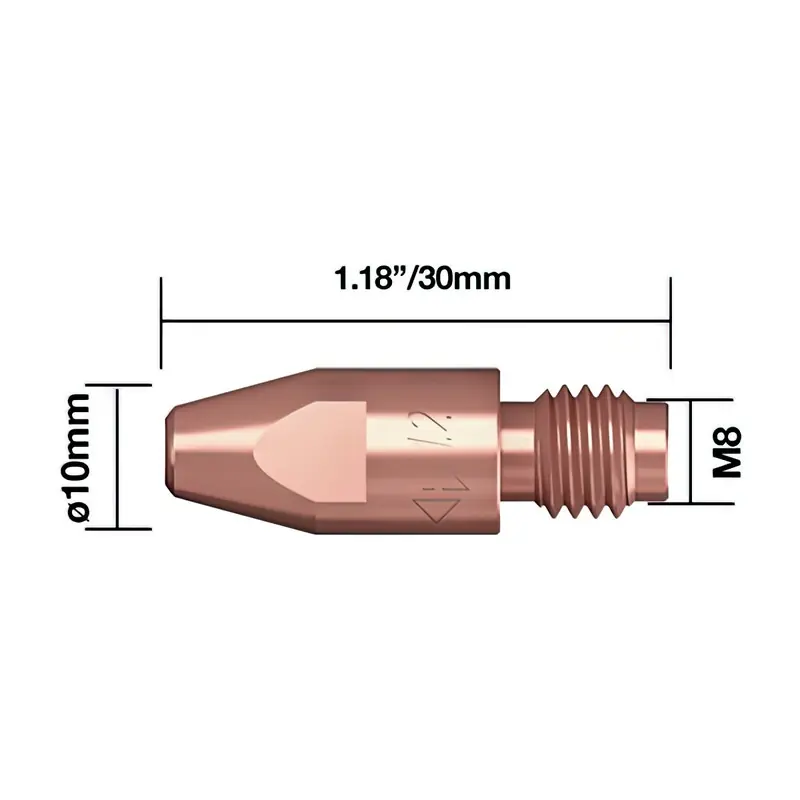 KONTAKTRÖR M8 1,6MM/30MM 25ST PARWELD Säker betalning