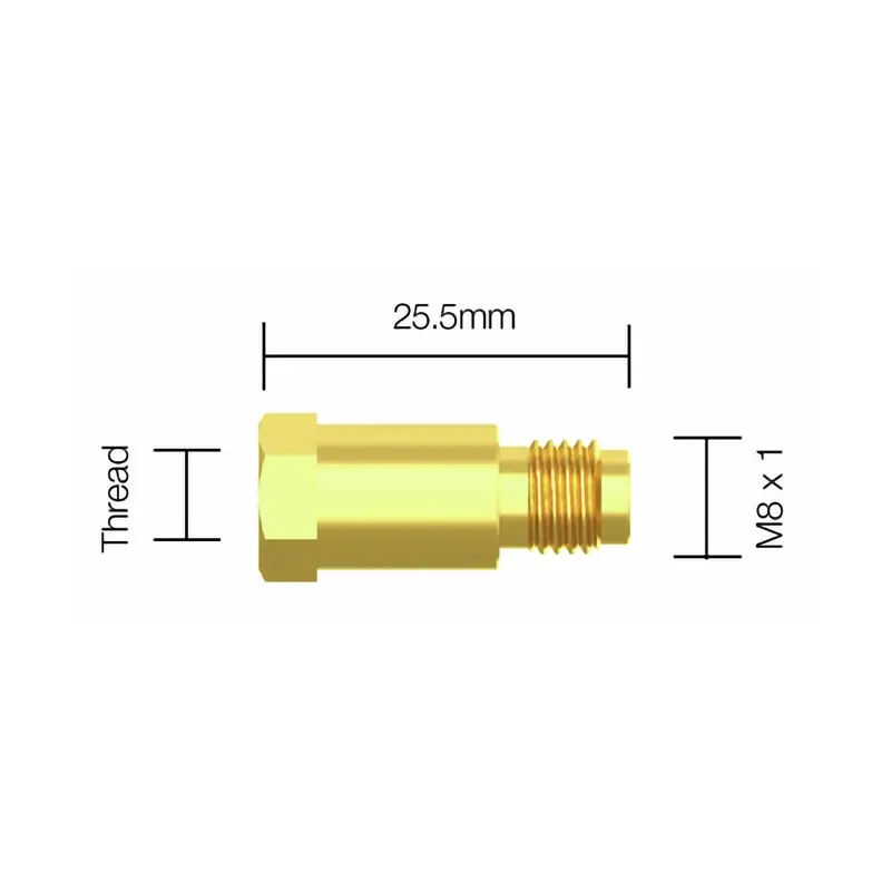 Snabb leverans KONTAKTRÖRSHÅLLARE M6 5ST M8X1 KEMPPI