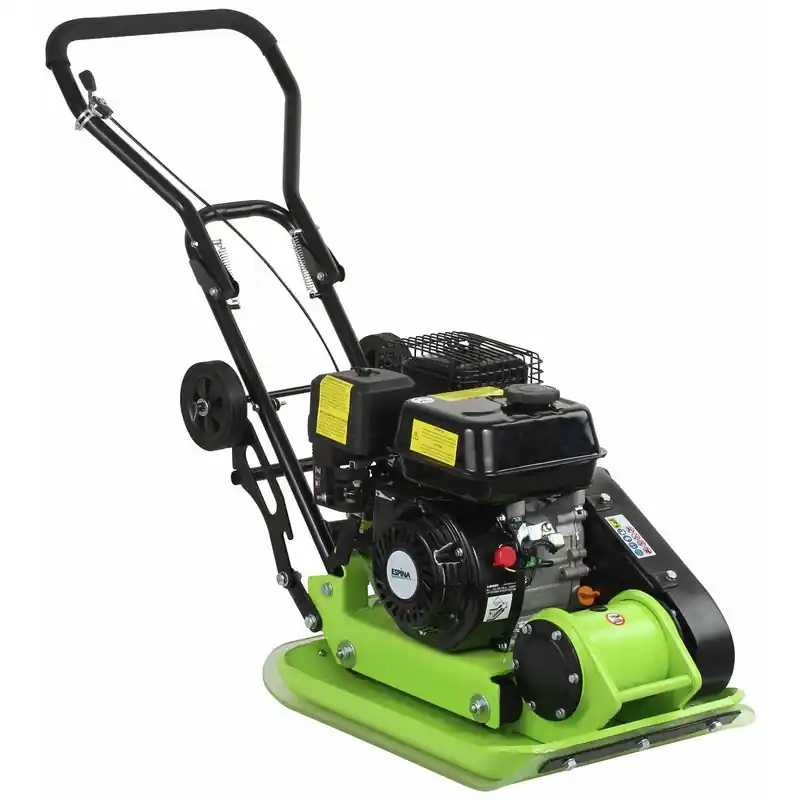 MARKVIBRATOR 82,5KG 6,5HP BENSIN PLASTIK OCH HJUL Populärt val