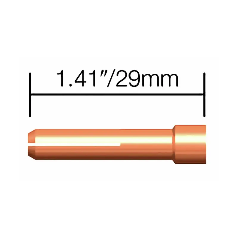 Sista chansen SPÄNNHYLSA KORT LYHYT 1/8" /3,2MM WP17 2ST PARWELD