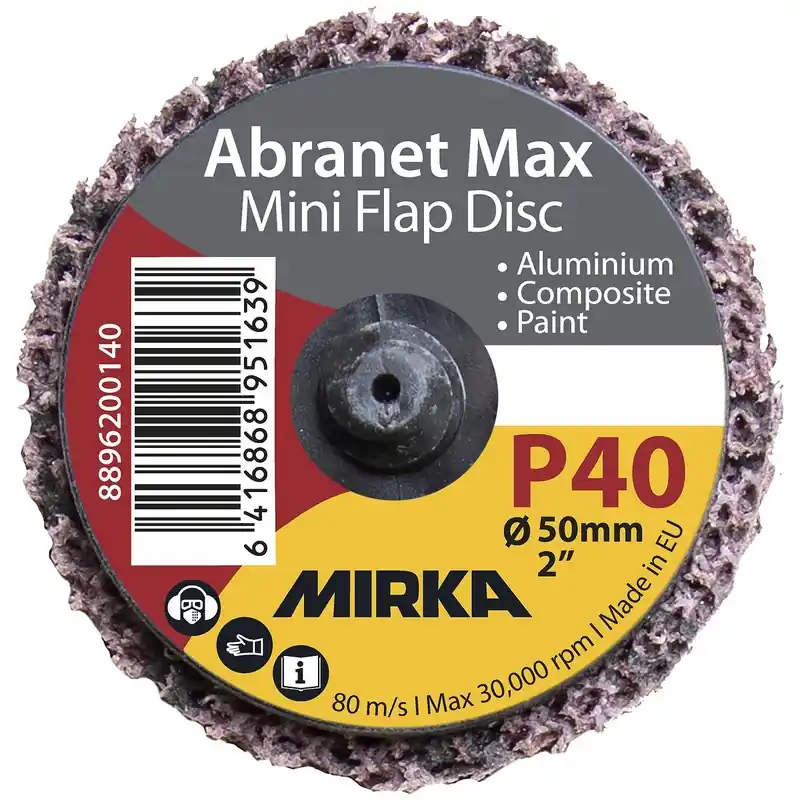 Köp nu ABRANET MAX MINI LAMELLSKIVA P40 50MM MED SNABBFÄS