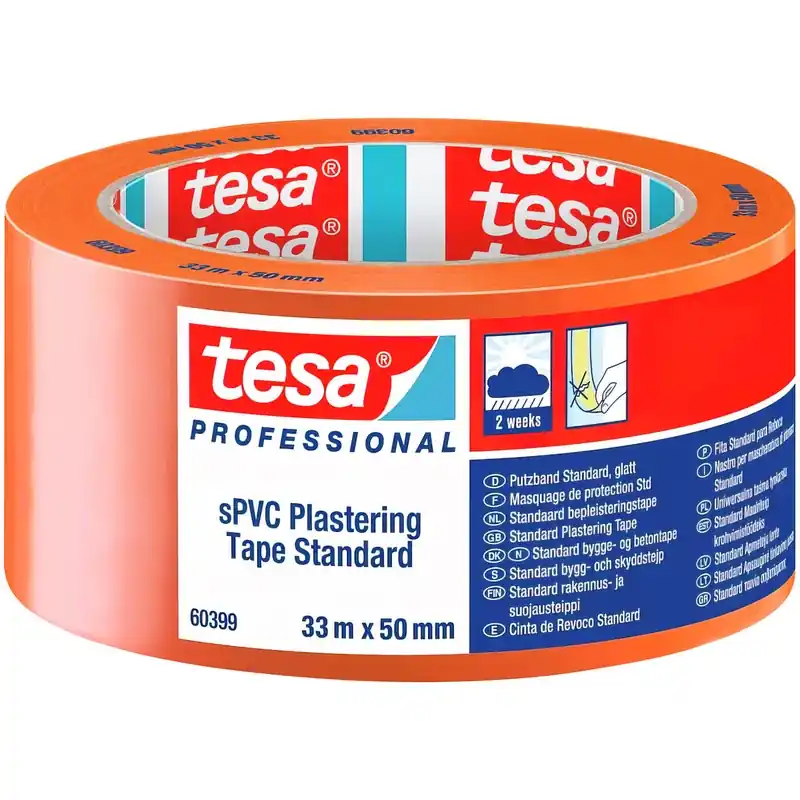 BYGGTEJP PVC ORANGE 33MM/50MM 60399 Beställ idag