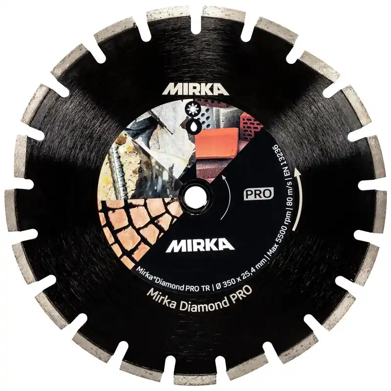 Erbjudande CUTTING WHEEL DIAMOND 350X25,4MM MIRKA ASFALT