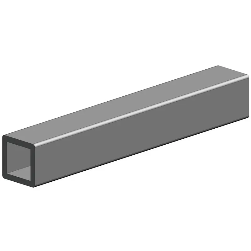 FYRKANTSRÖR 15X15X1,5X2000MM STÅL I lager