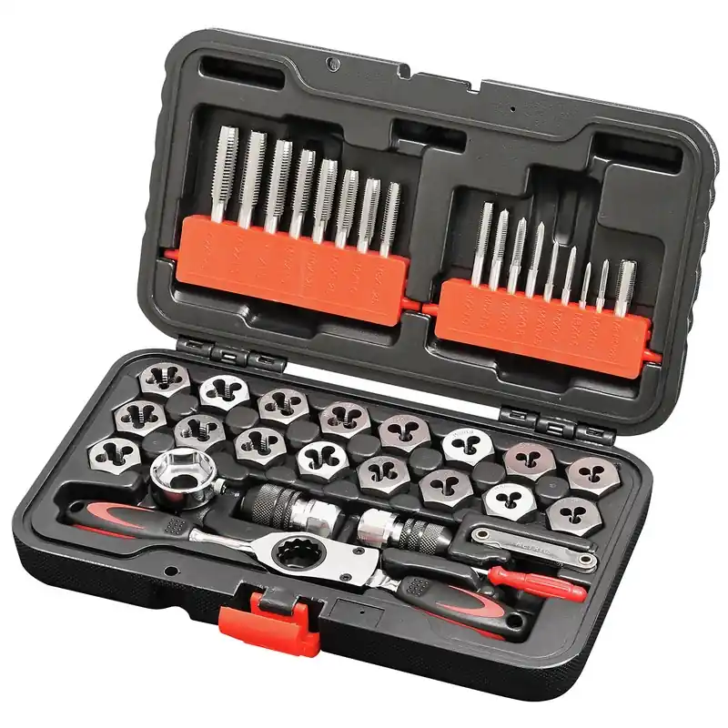 Säker betalning GÄNGVERKTYGSSATS 40 DELAR M3-M12 HSS