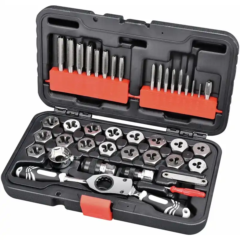 Snabb leverans GÄNGVERKTYGSSATS 40 DELAR TUMSTORLEKAR HSS