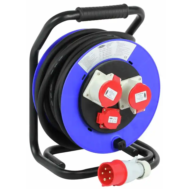 Populärt val KABELVINDA 20M GUMMI 1X230V / 2X400V/16A