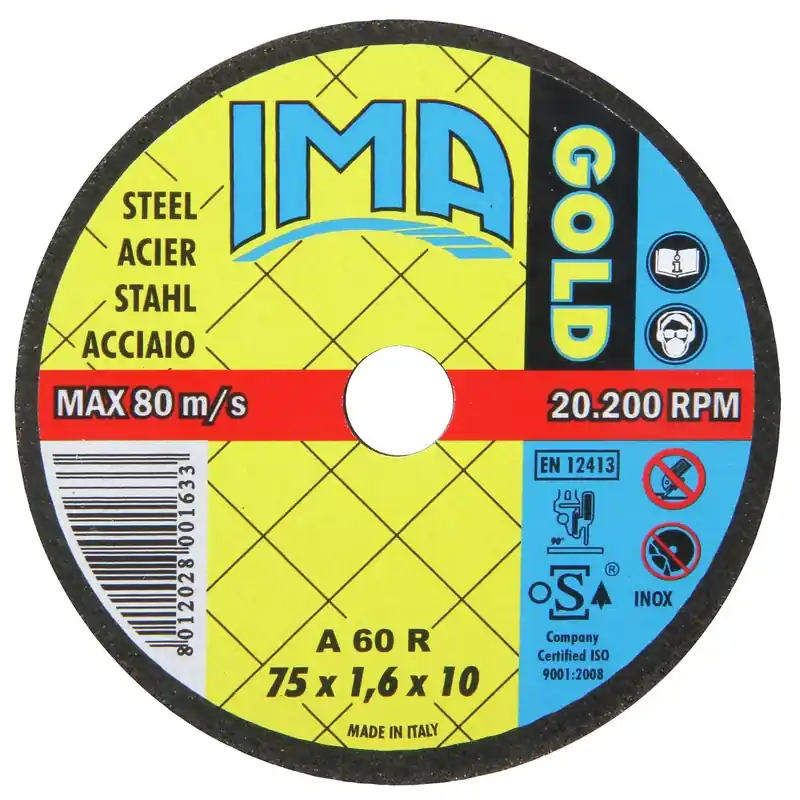 Utförsäljning KAPSKIVA 75X1,6X10MM GOLD