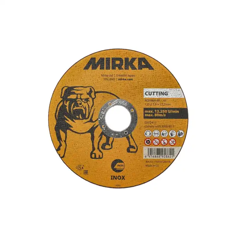 KAPSKIVA 125X1,6X22,2MM INOX Handla nu