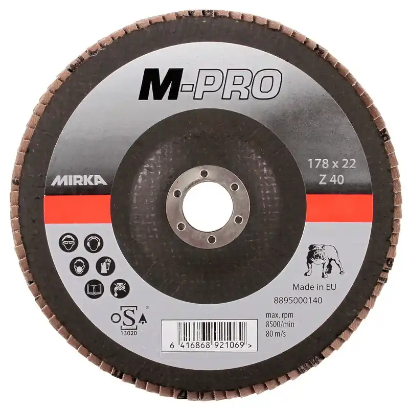 LAMELLRONDELL 180MM G40 ZIR M-PRO INOX I lager