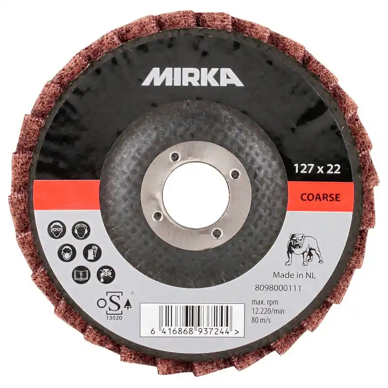 LAMELLRONDELL FÖR POLERING 125MM COARSE I lager