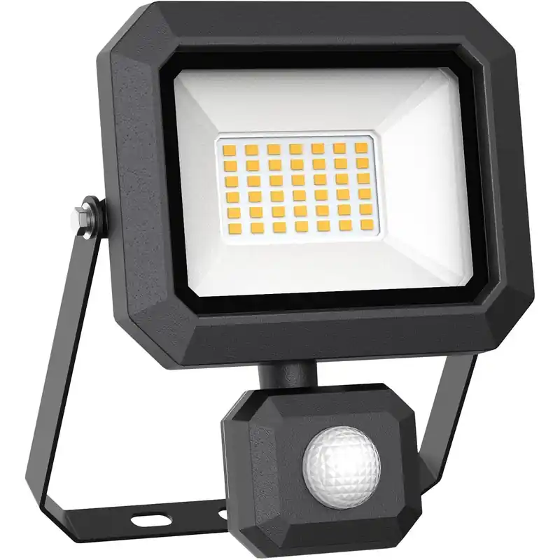 LED STRÅLKASTARE S. 30W SENS/230V 4500K 1,5M KABEL Fynd