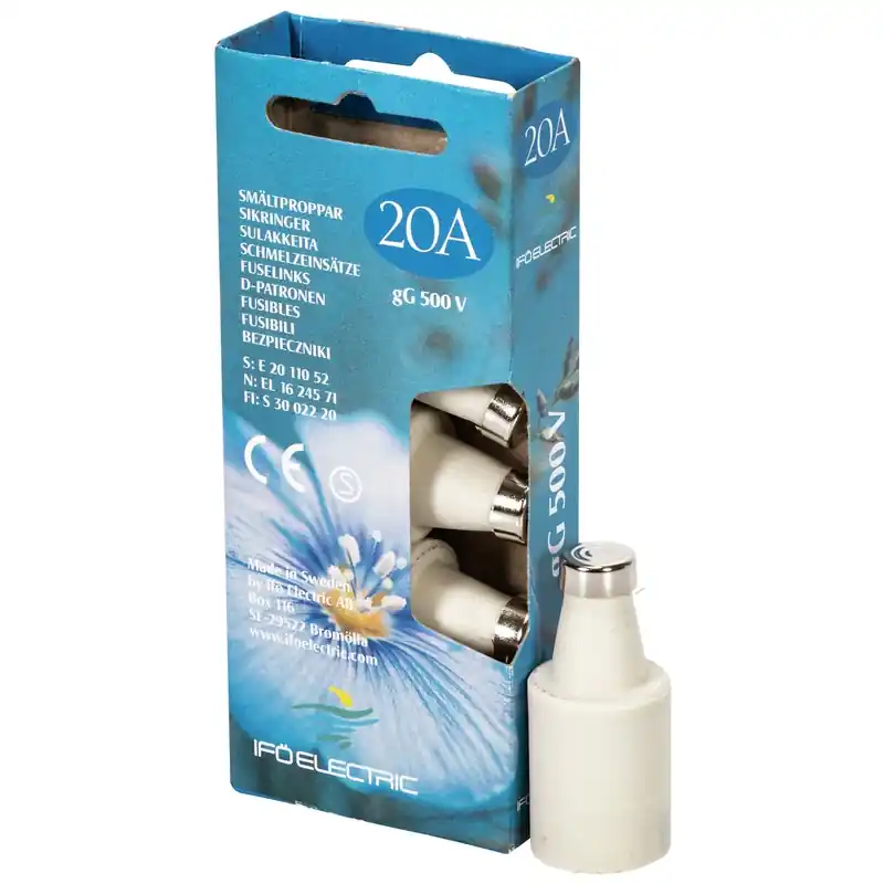 Billigare PORSLINSSÄKRING 20A 5ST