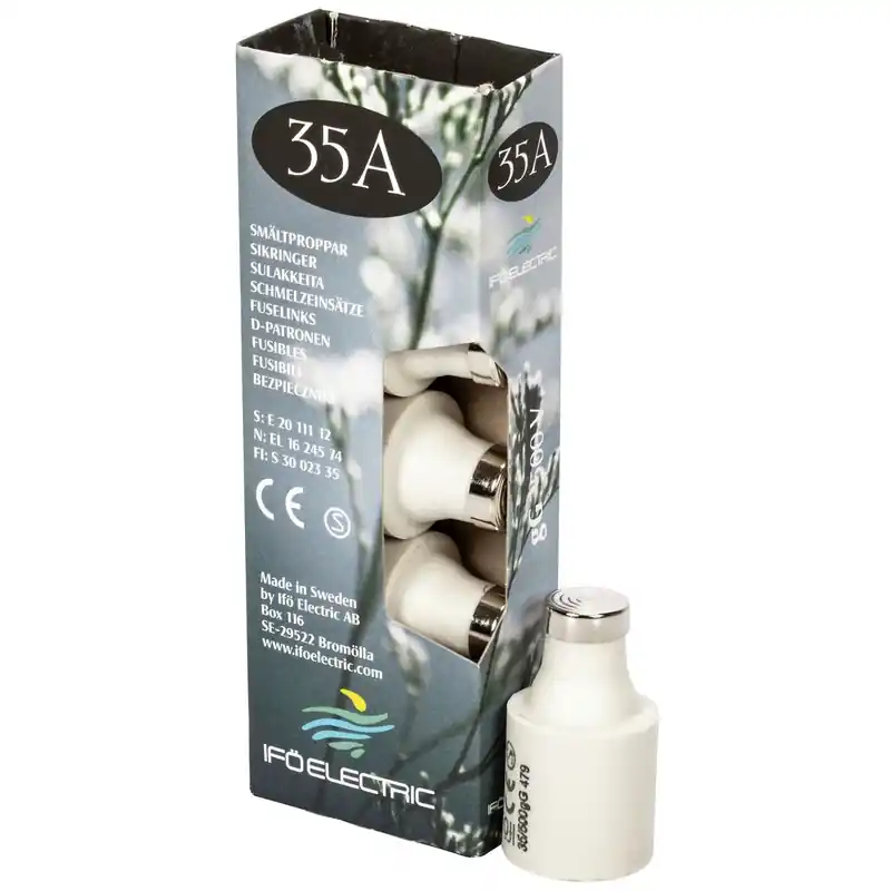 Utförsäljning PORSLINSSÄKRING 35A 5ST