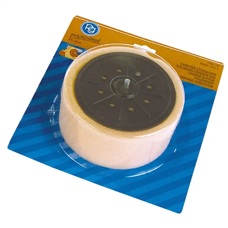 Premium POLERKUDDE 125MM 6MM MED TAPP