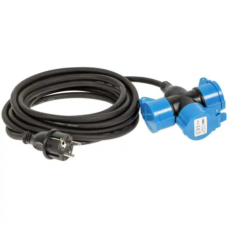 SKARVKABEL GUMMI 3-DEL 5M 230V 1,5X3H05RR Lägg i varukorgen