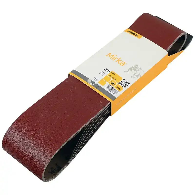 Endast idag SLIPBAND RÖD 100X915MM SORT. 6STK