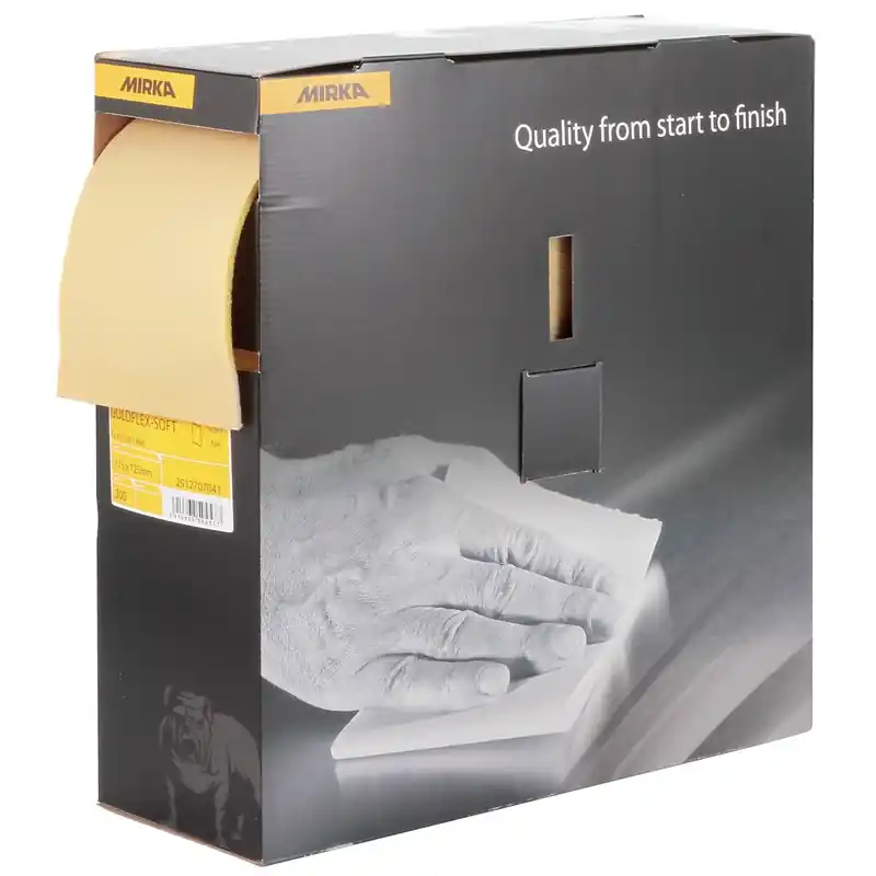 Outlet SLIPPAPPER RULLE 115MM X 25M P400 GOLDFLEX SOFT