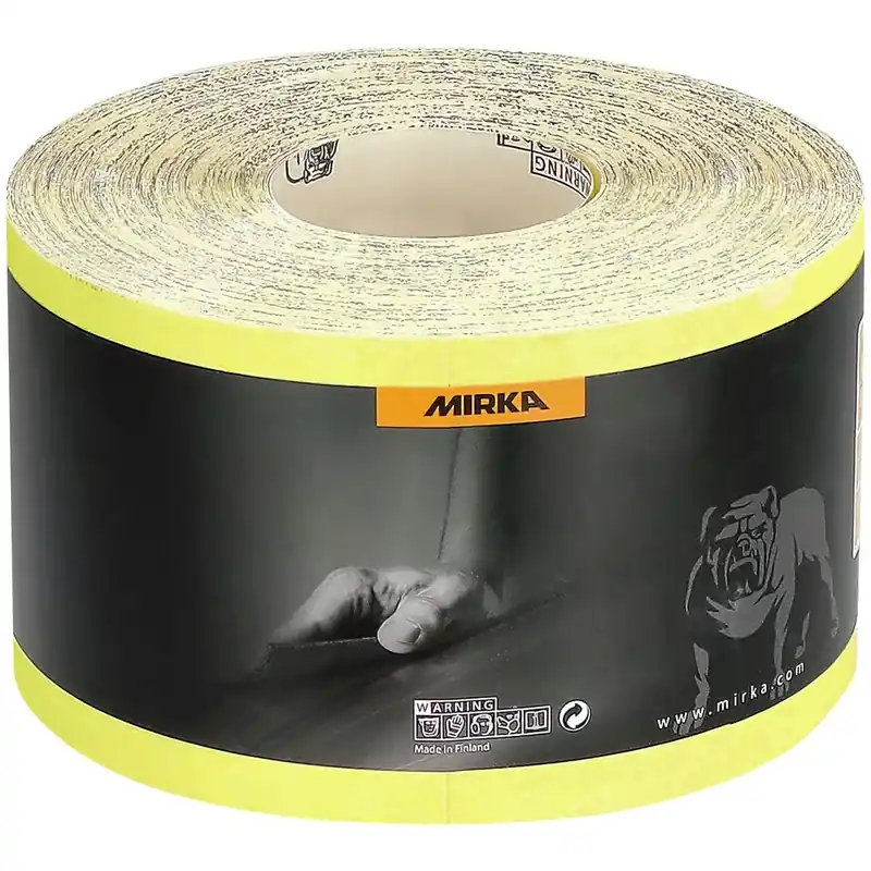 SLIPPAPPER RULLE 115MM X 50M P80 HIOMANT Extra rabatt