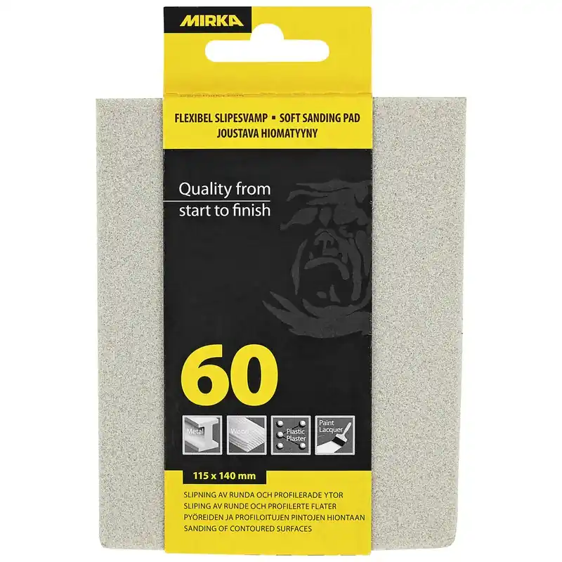 Lågt pris SLIPSVAMP 115X140MM MJUK P60