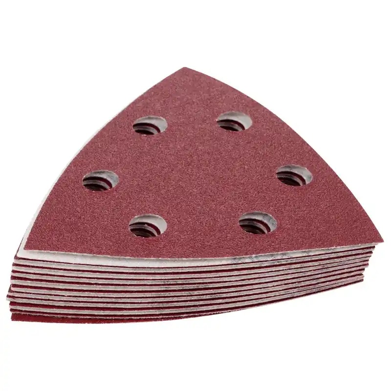 Nyhet SLIPPAPPER TREKANT 93MM 6H P120 20ST