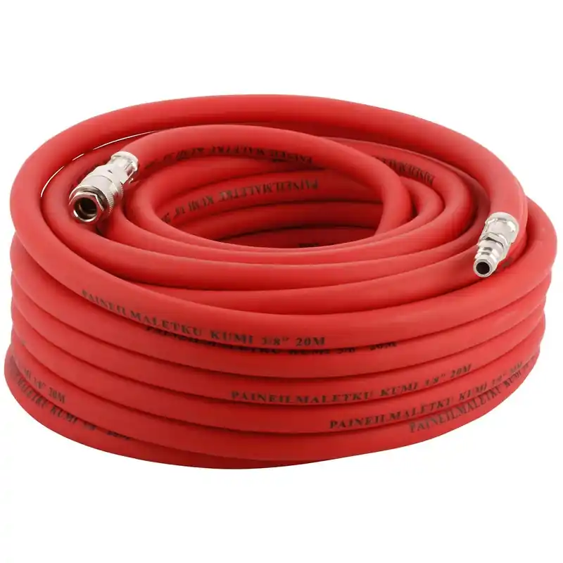 Populärt val TRYCKLUFTSSLANG 3/8" / 20M MED KOPPLINGAR GUMMI